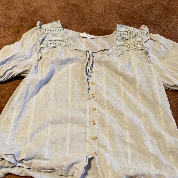 flower and feathers Tops - Blouse